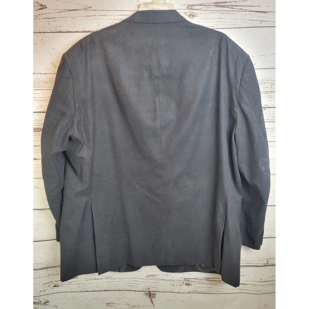 Fumagalli Blazer Sport Coat Classic Professional Business Formal‎ Black Mens 52